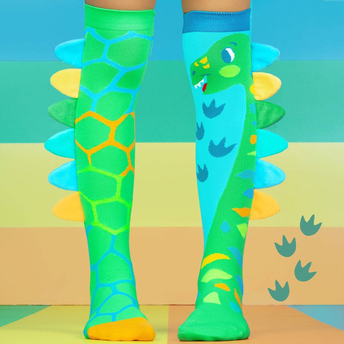 MEIAS GREEN ROAR DINOSSAURO