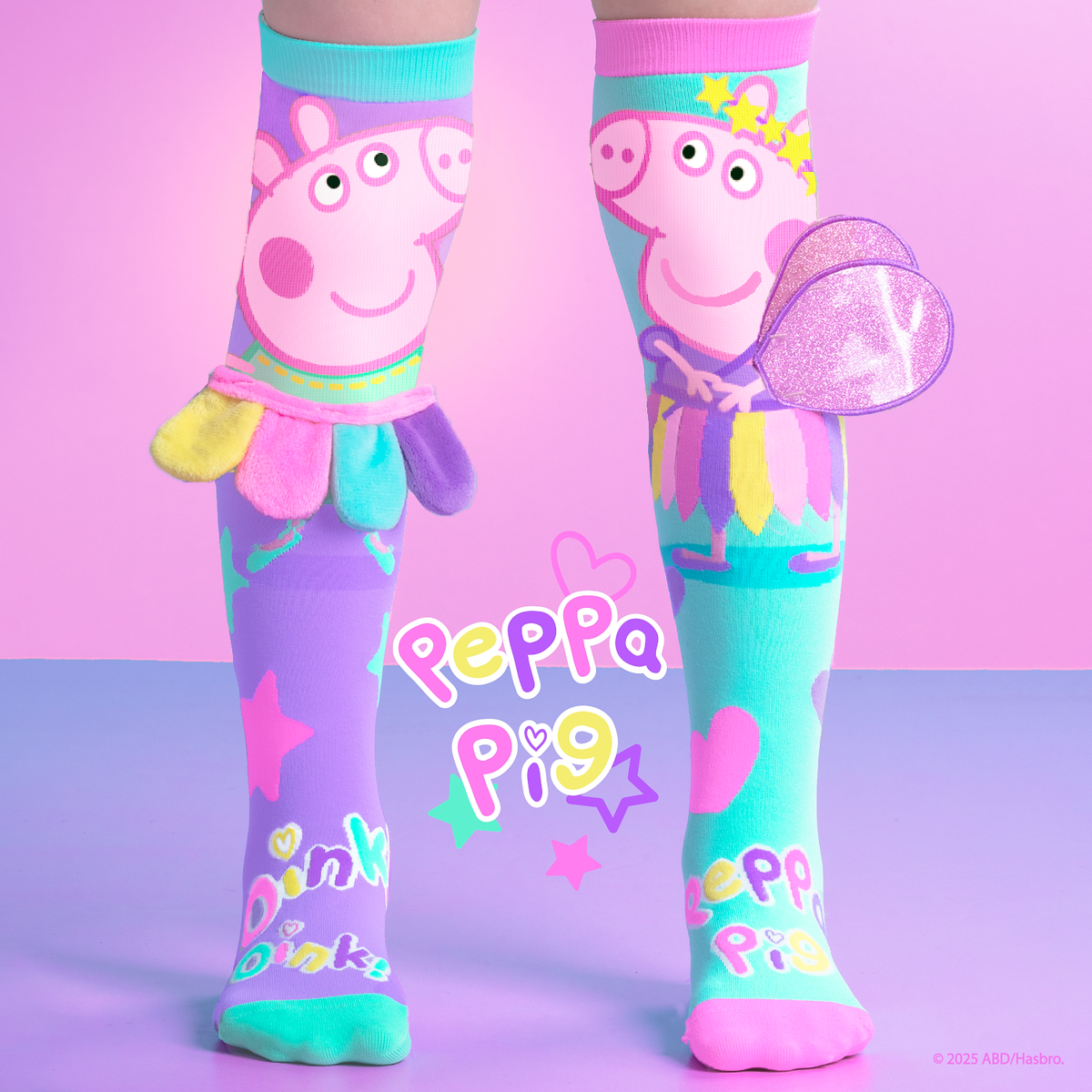 MEIAS PEPPA PIG FADA